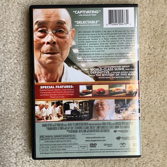 Jiro Dreams of Sushi DVD, Rated PG - Picture 2 of 7